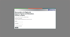 Desktop Screenshot of copsupport.husqvarna.es