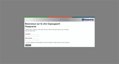 Desktop Screenshot of copsupport.husqvarna.fr
